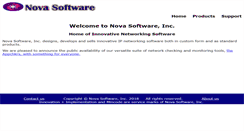 Desktop Screenshot of nova-sw.com