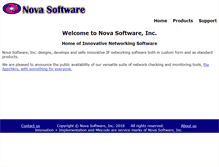 Tablet Screenshot of nova-sw.com